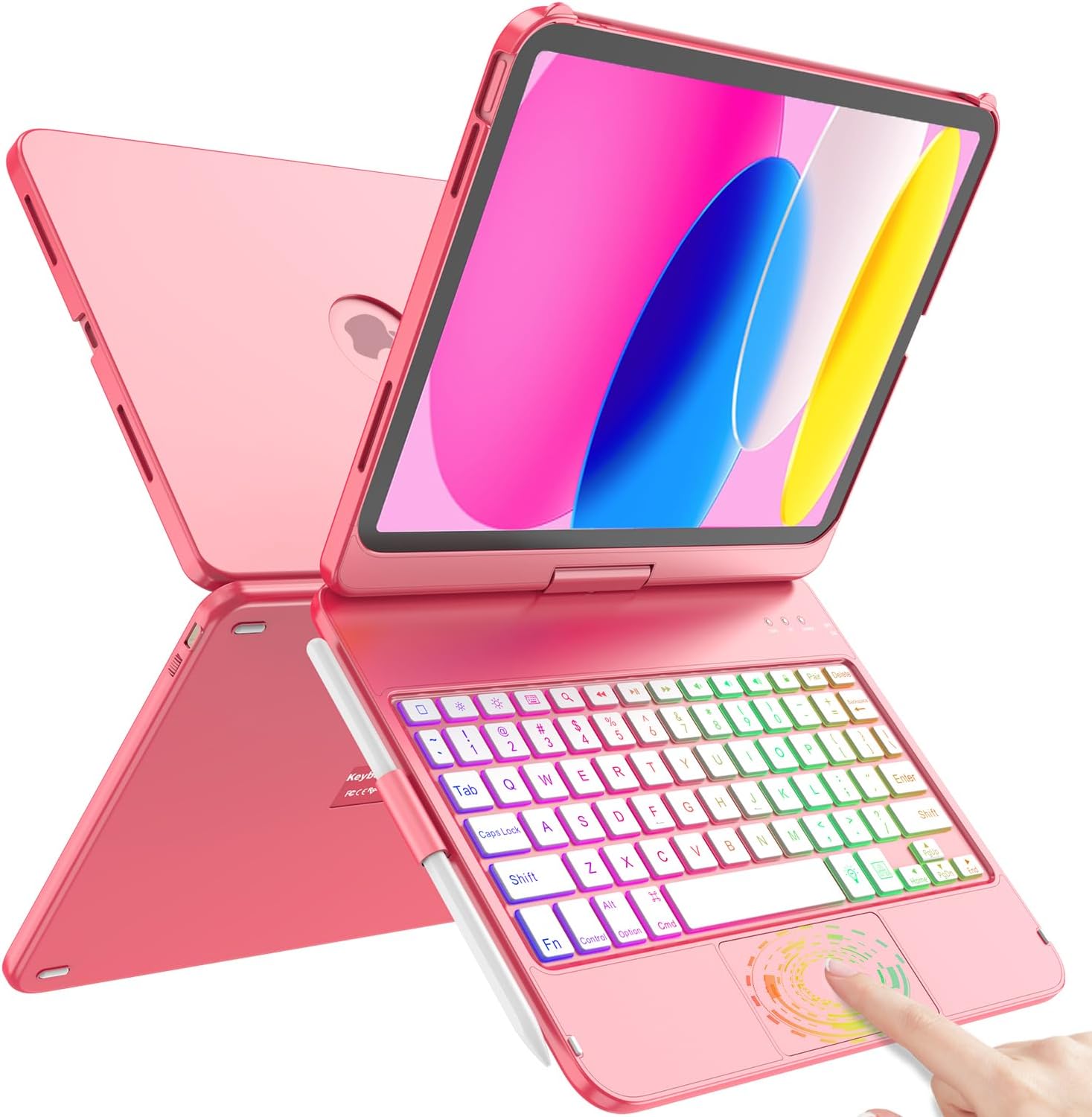 FUWANG Touch Keyboard Case for iPad 10th & 11th Gen Models