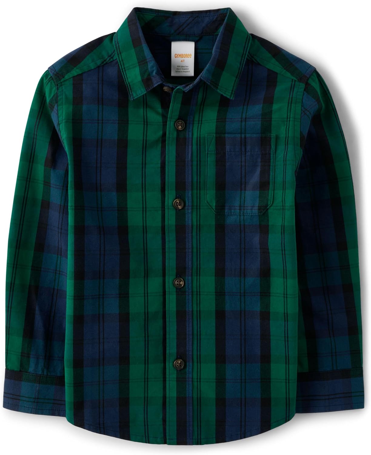 Toddler Long Sleeve Plaid Button Up Shirts for Kids by Gymboree