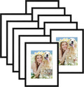 12x16 Picture Frame Set of 10 - Versatile Black Frames for Collage