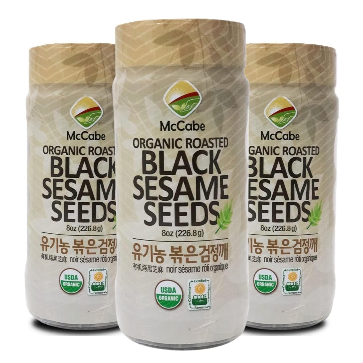 McCabe Organic Roasted Black Sesame Seeds, 8oz (3 Packs) Review