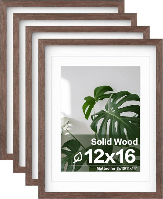Egofine 12x16 Picture Frames Set of 4 for Wall Mounting