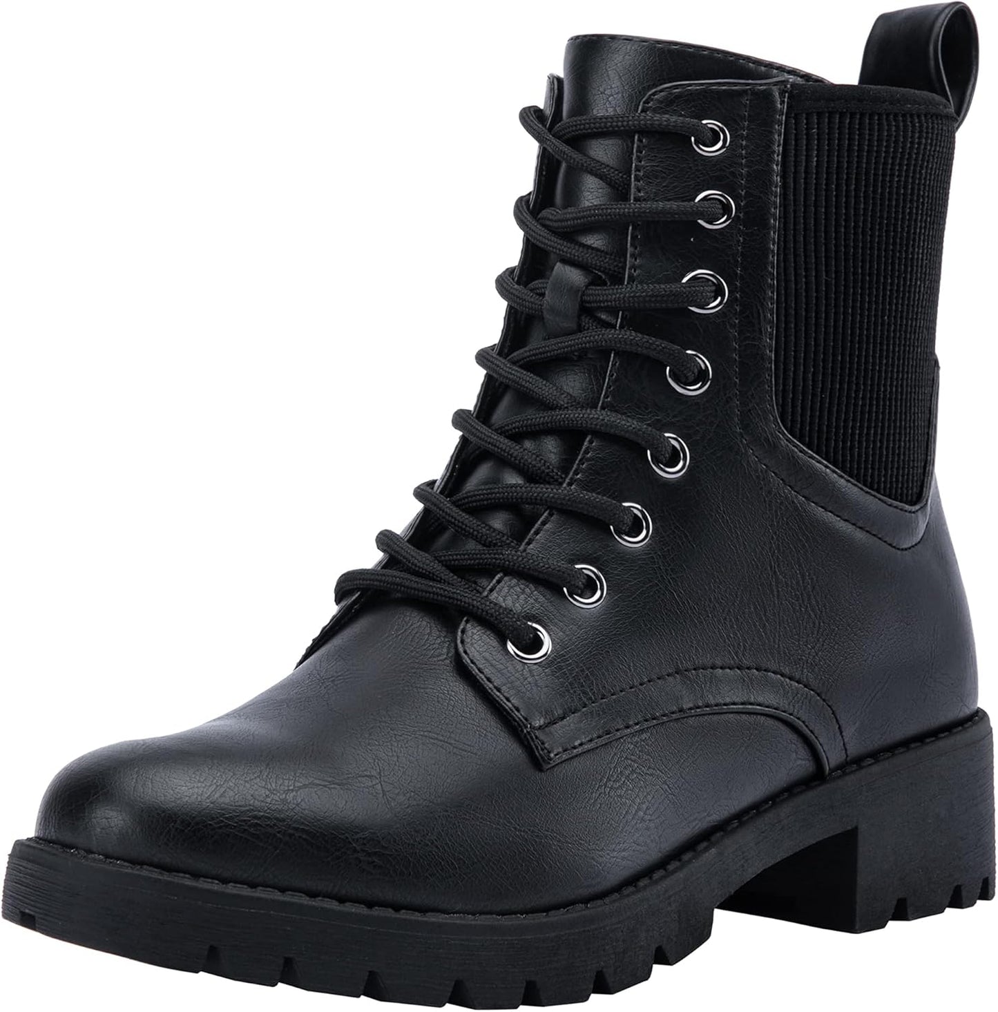 Vepose Women's 916 Ankle Boots: Stylish Combat Lace Up Booties