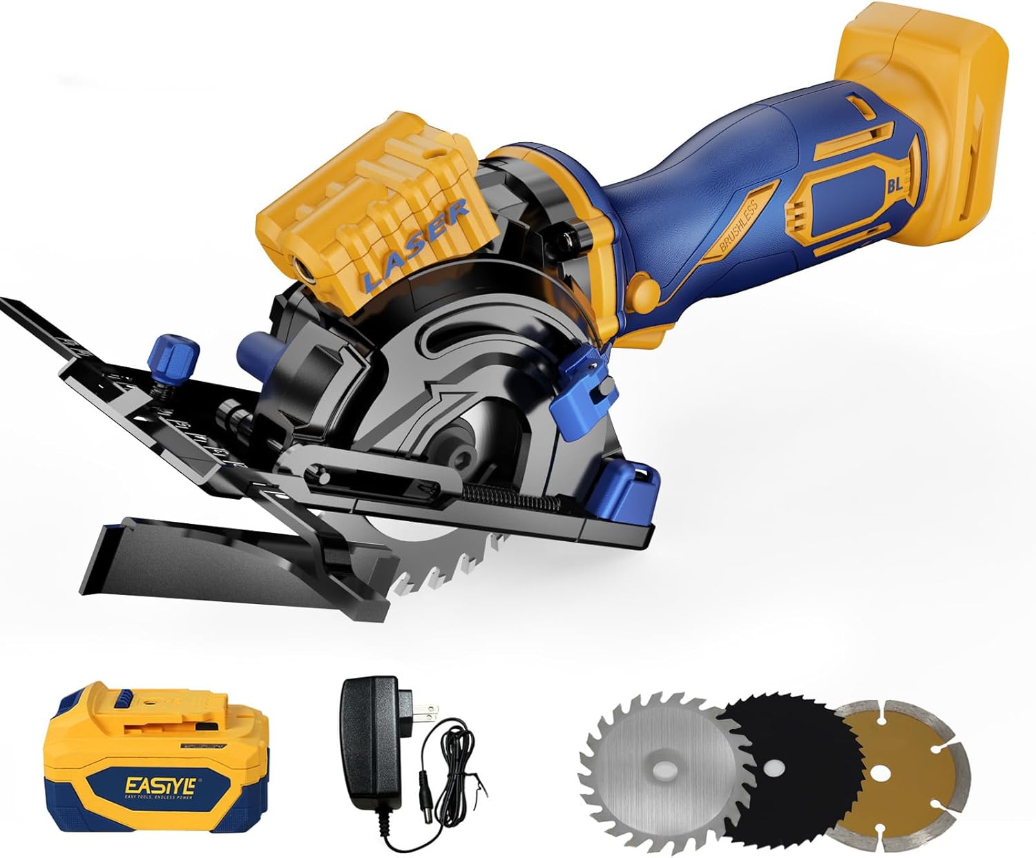 Mini Circular Saw with Brushless Motor for Versatile Cutting
