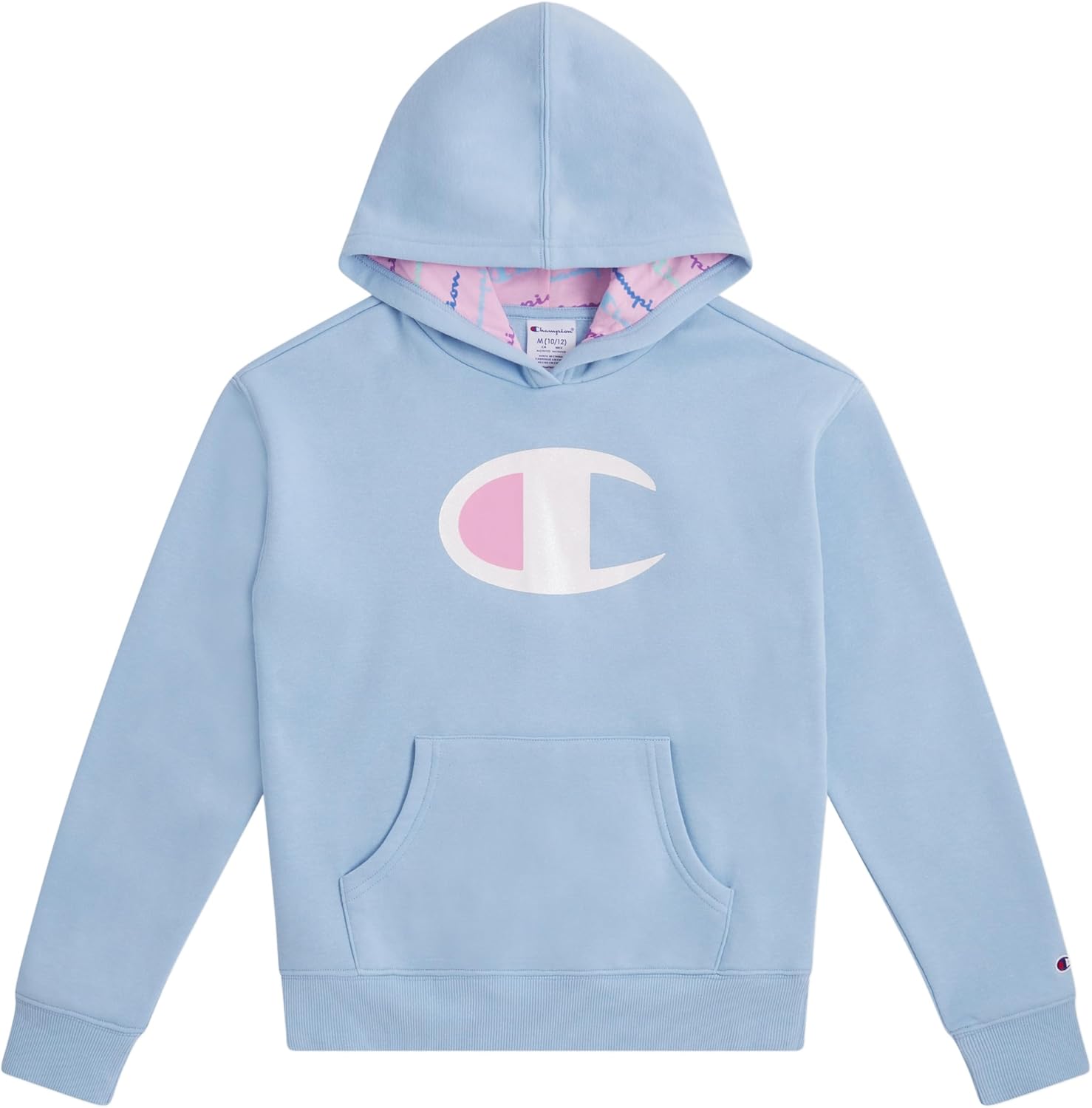 Champion Zip-Up Girls Fleece Hoodie - Athletic Comfort
