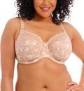 Elomi Womens Morgan Banded Bra DD+ Supportive Stretch Lace Fit