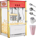 Popcorn Machine with 12 Ounce Kettle - Makes Up to 80 Cups