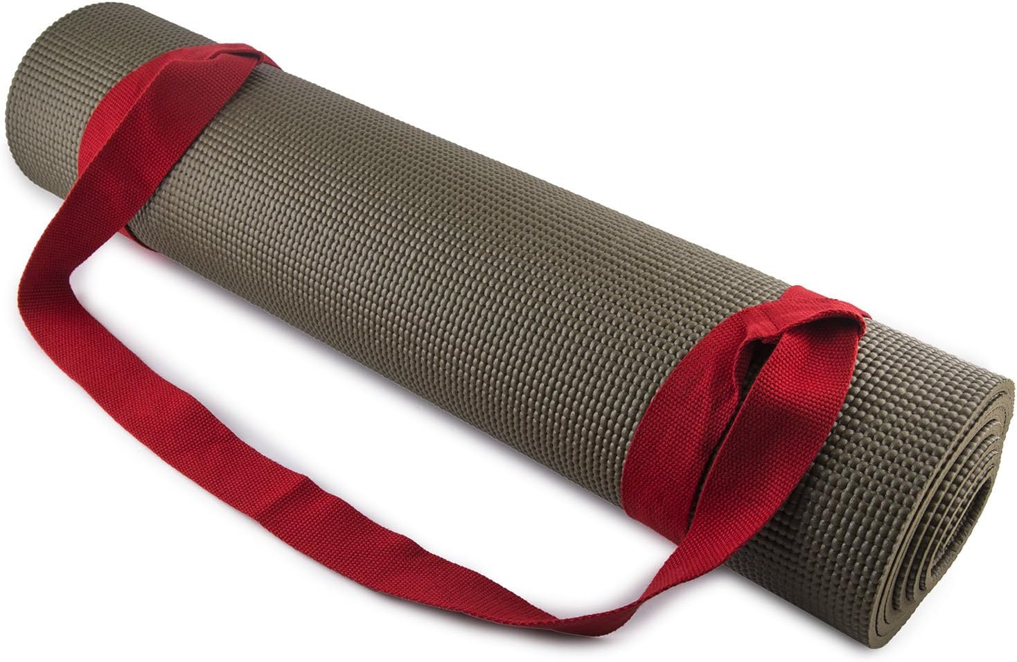 Red Adjustable Yoga Mat Strap | FIT SPIRIT