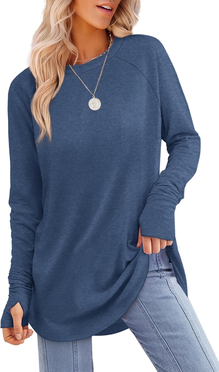 Stylish Thumb Hole Tunic for Leggings
