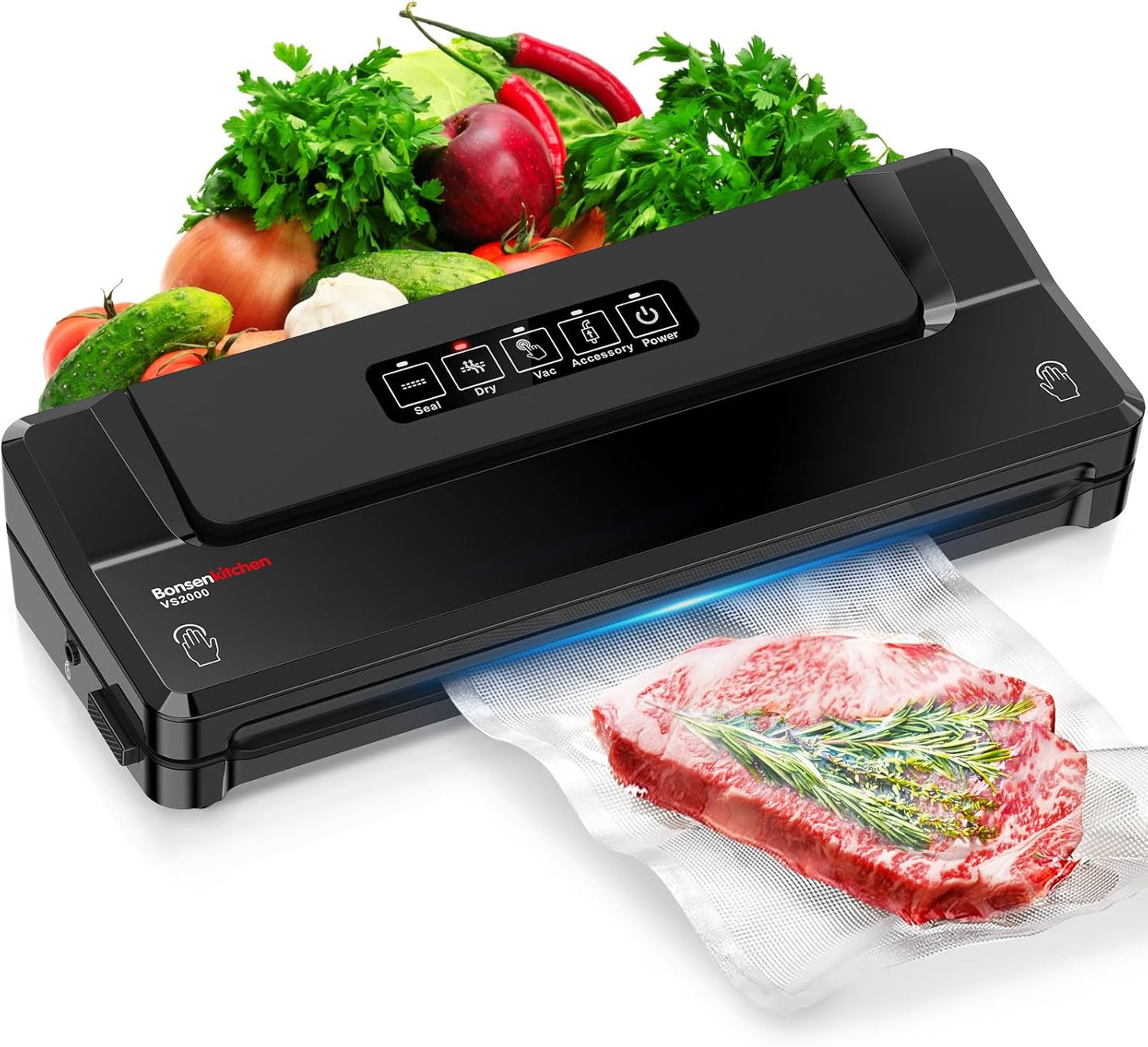 Fast Seal: Bonsenkitchen Vacuum Sealer