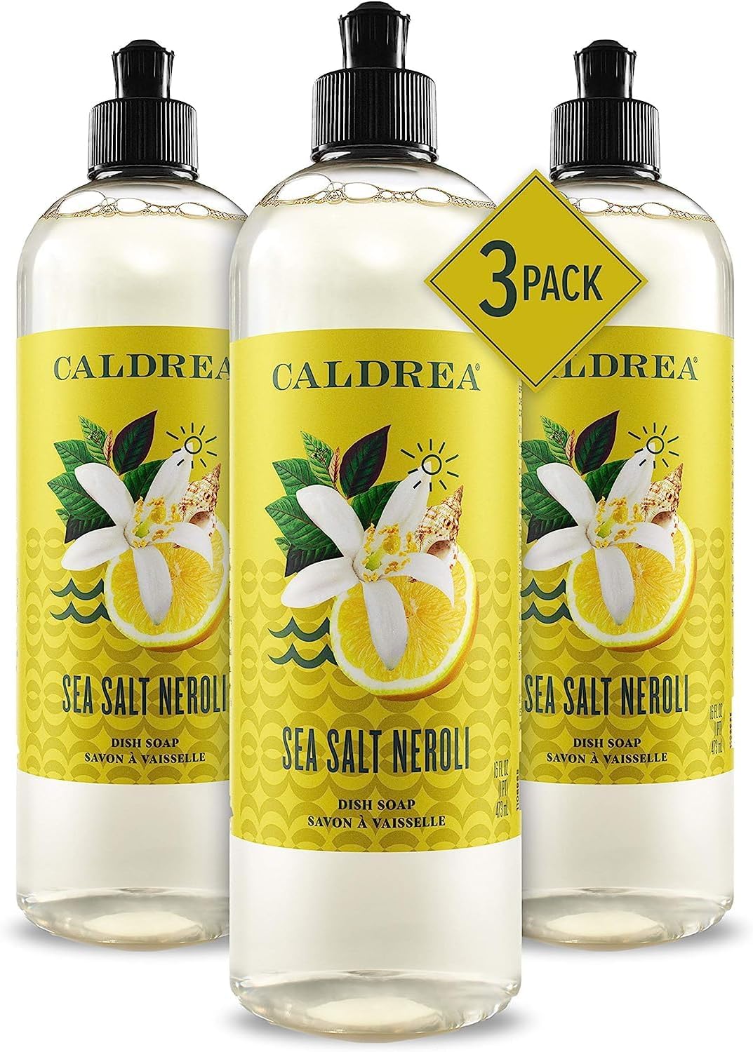 Caldrea Biodegradable Dish Soap with Soap Bark and Aloe Vera
