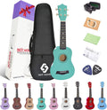 Soprano Ukulele Beginner Pack 21 in Basswood - Starter Kit for Kids