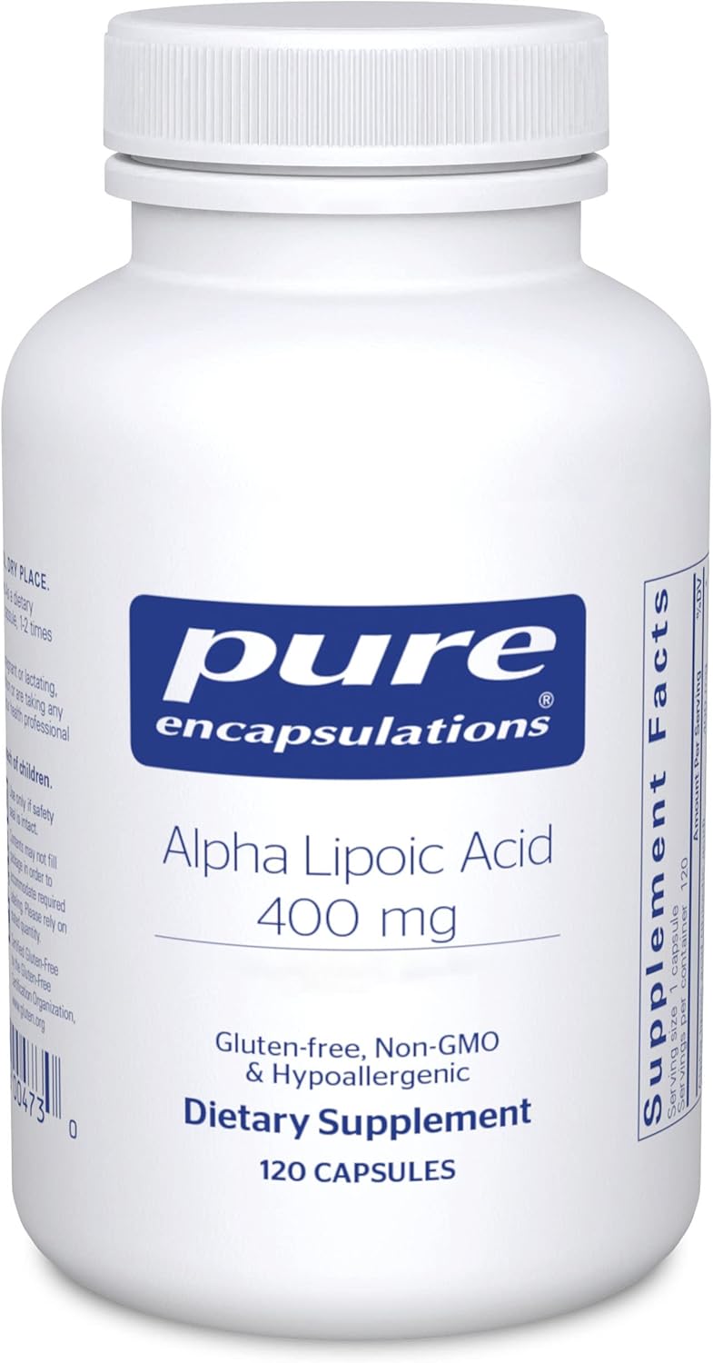 Alpha Lipoic Acid 400 mg Supplement for Liver and Nerve Health