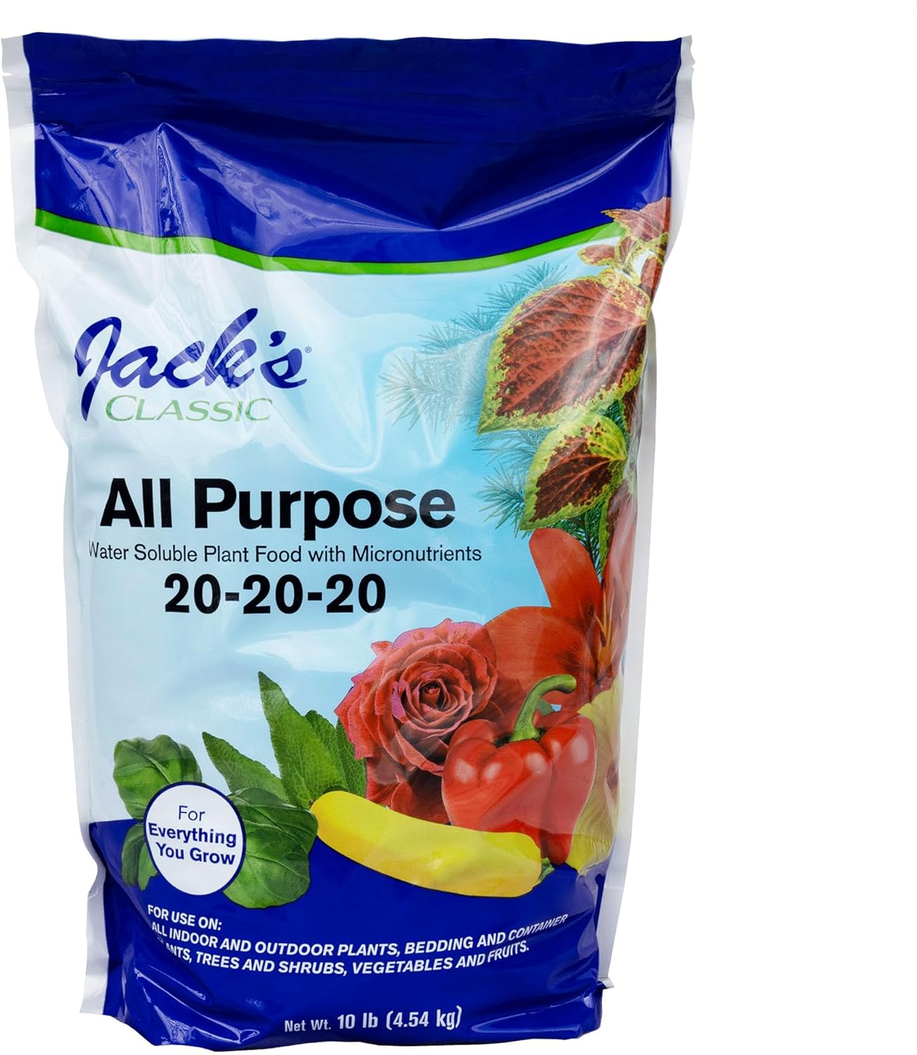 Jack's Classic 20-20-20 All Purpose Fertilizer for Plants