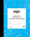 School Smart Skip-A-Line Ruled Composition Book Grade 2 - Blue