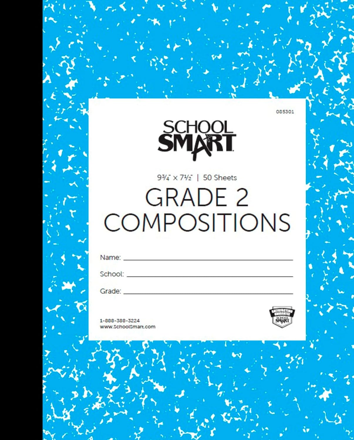 Grade 2 Blue Composition Book - Skip-A-Line Ruled, 100 Pages