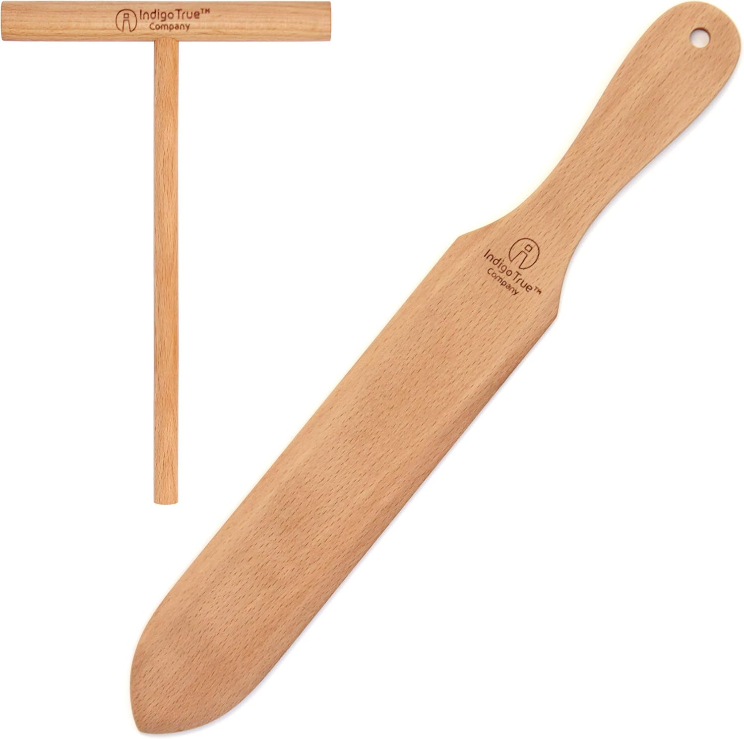 Medium Crepe Pan Kit - Original Beechwood Set