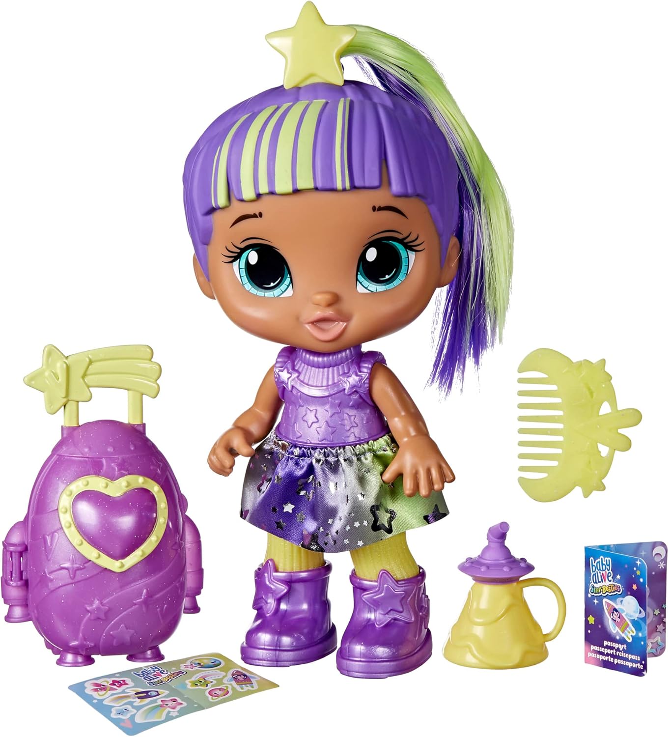 Baby Alive Lovely Luna Doll - 8-inch Space-Themed Fun!