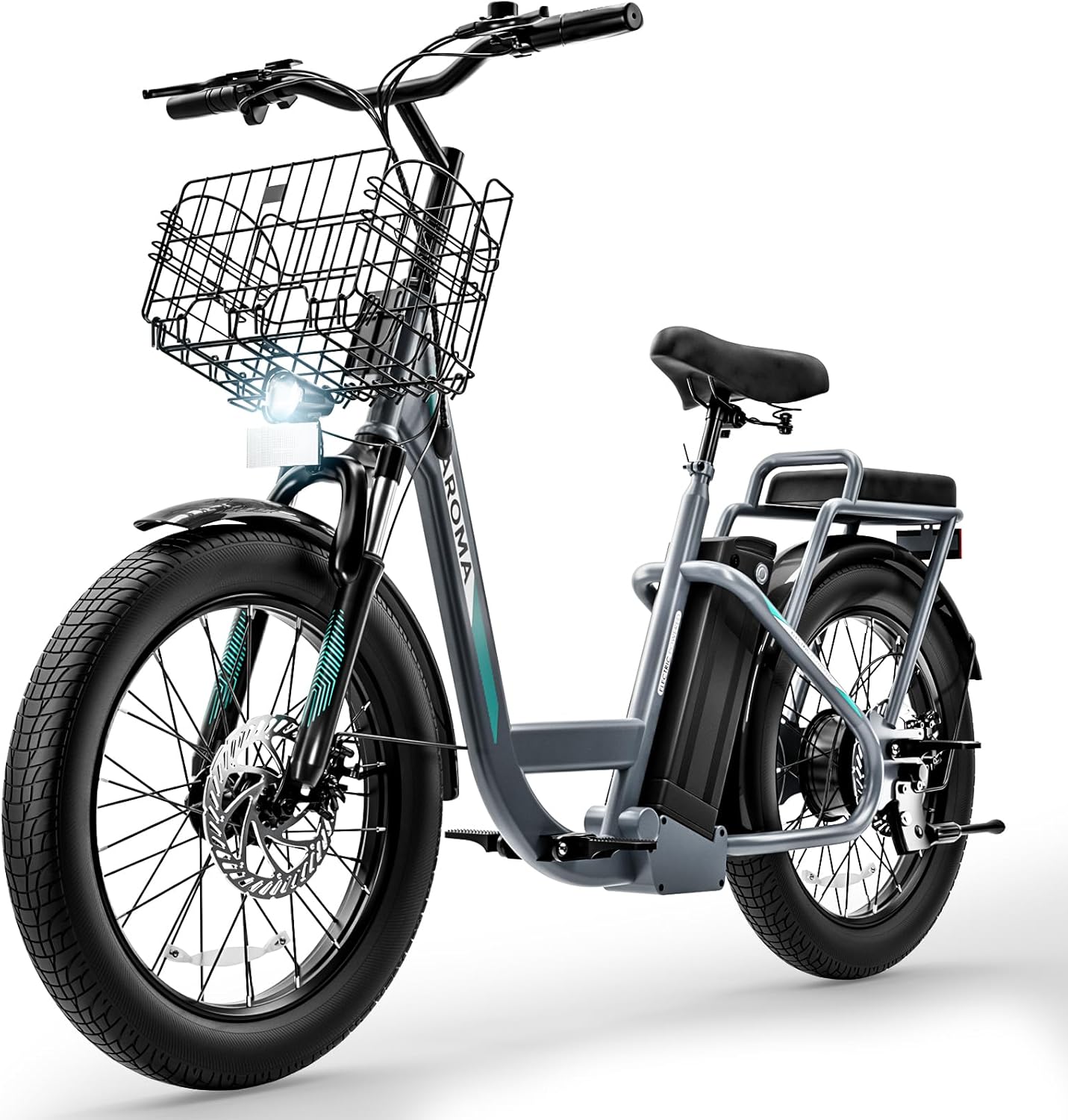 Caroma Electric Scooter with Seat: 20MPH, 30Miles Range