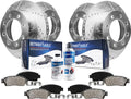 Detroit Axle Brake Kit for 2009-2018 Dodge Ram - Drilled & Slotted