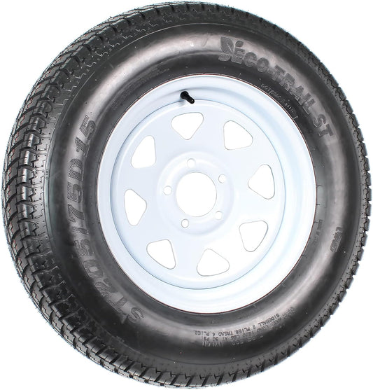 eCustomrim Trailer Tire On Rim ST205/75D15 for Heavy Loads