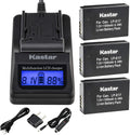 Kastar Ultra Fast Charger Kit and 3-Pack Battery for LP-E17 - Faster
