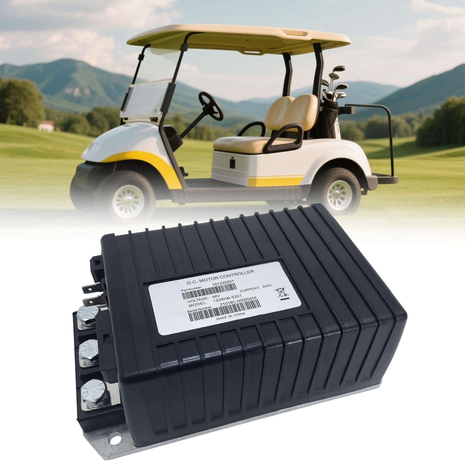 48V 250A DC Motor Speed Controller for EZGO Golf Carts