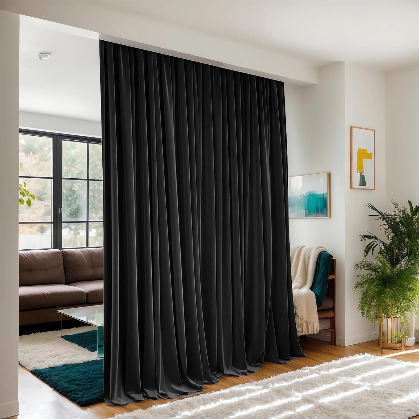 Soundproof Blackout Ceiling Curtain - Grichril