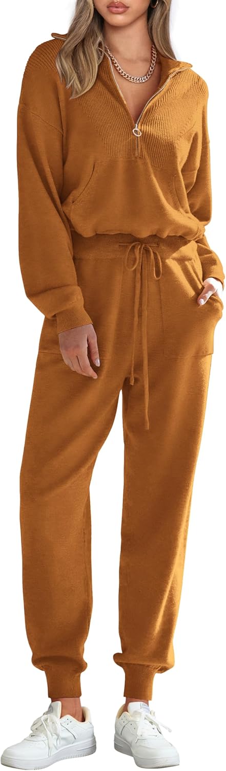 PRETTYGARDEN Women's 2 Piece Sweater Set for Casual Style