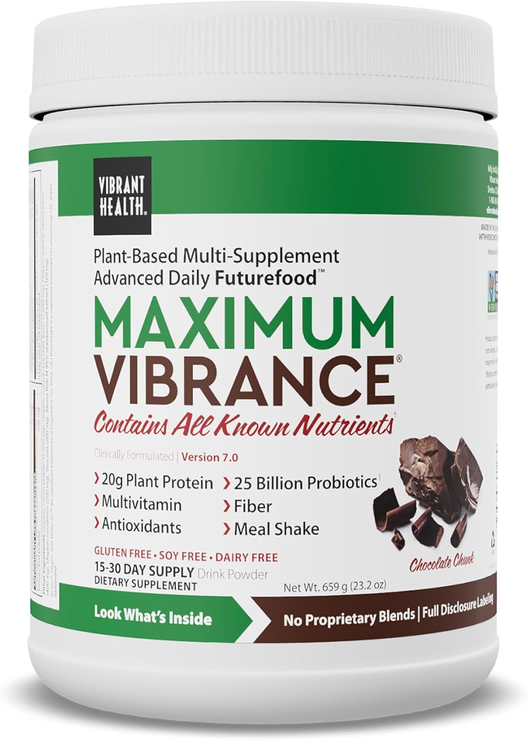 Maximum Vibrance Vegan Meal Shake with Plant-Based Protein
