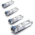 H!Fiber 4 Pack 1.25G Single Mode SFP LC Module - Reliable 20km Gigabit