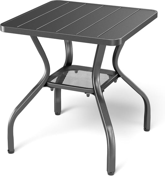 Rilyson Patio Tables Outdoor Coffee Table for Garden and Deck