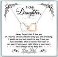 To My Daughter Necklace From Dad - 14K Pendant Gift for Her