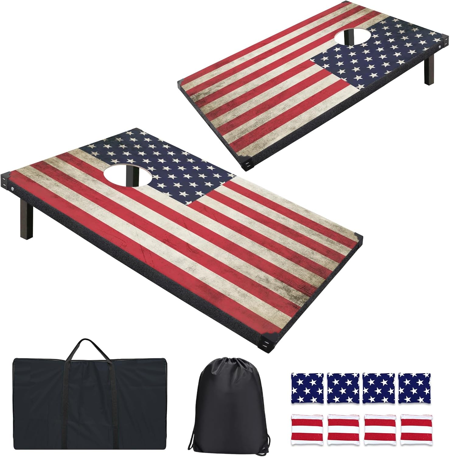 Cornhole Board Set for Outdoor Games - Lightweight & Portable