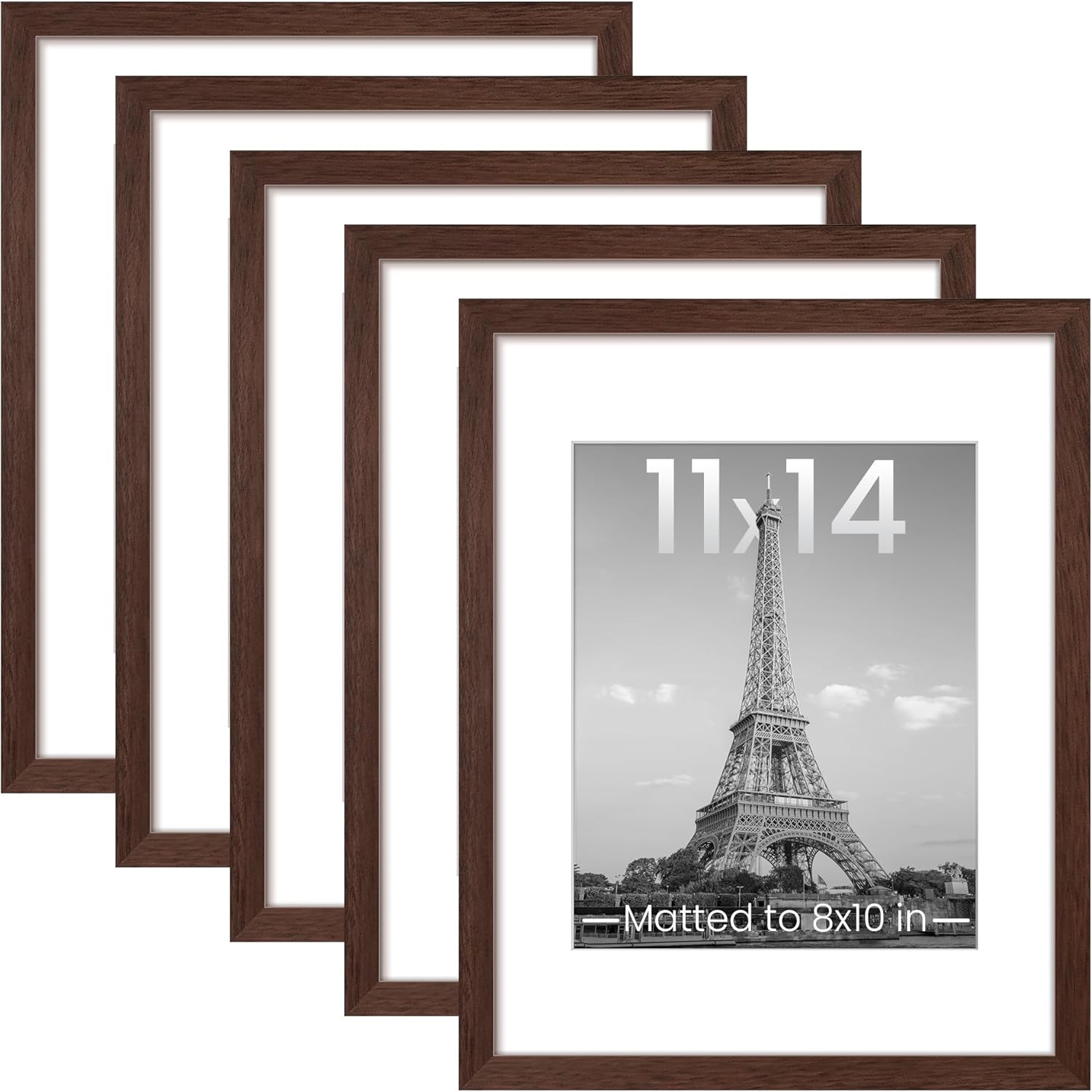 Upsimples 11x14 Picture Frame Set of 5 for Home Decor