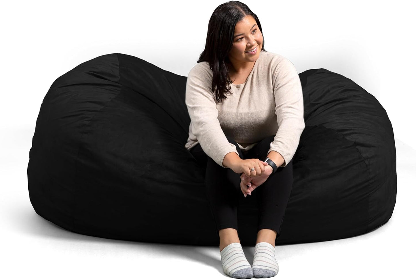Big Joe Fuf XL Foam Filled Bean Bag Chair for Ultimate Comfort