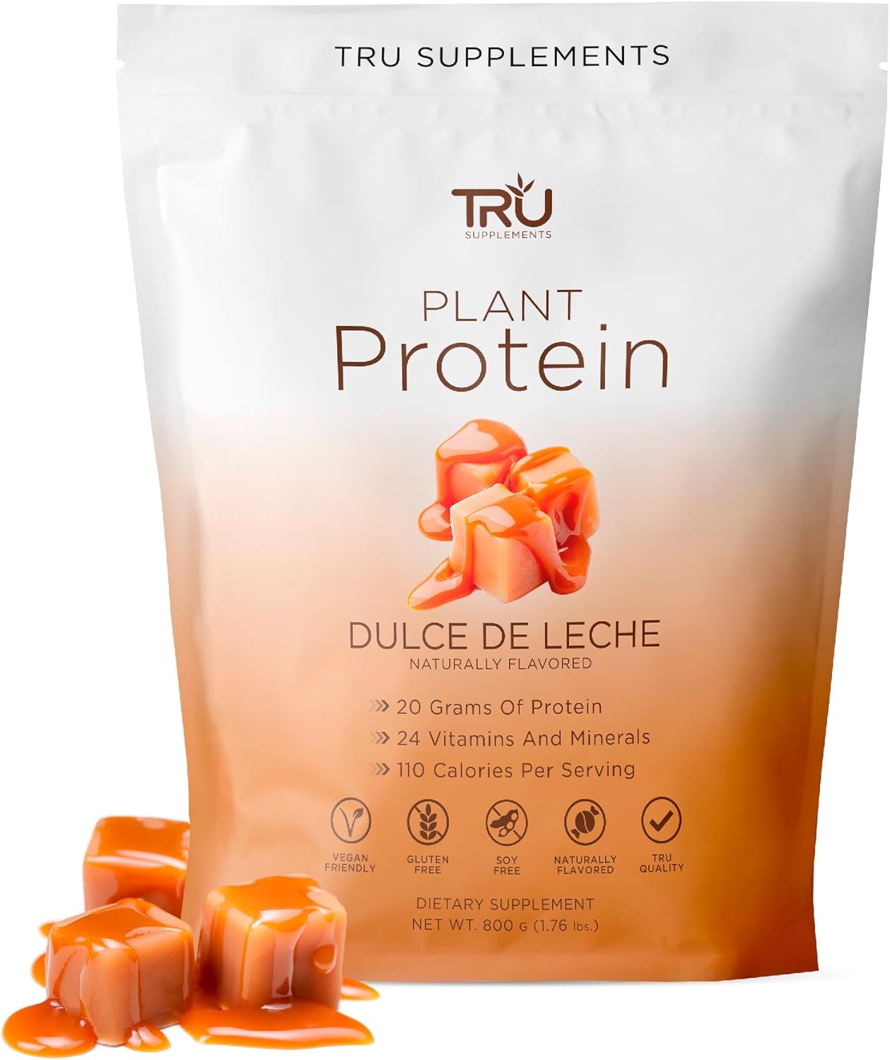 Plant Based Protein Powder with BCAA & EAA - Amazing Taste