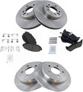Front and Rear Brake Pad & Rotor Kit Compatible with 1998-2002 Ford