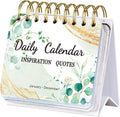 Motivational Calendar Daily Flip Calendar - Portable 4.8in x 5.5in