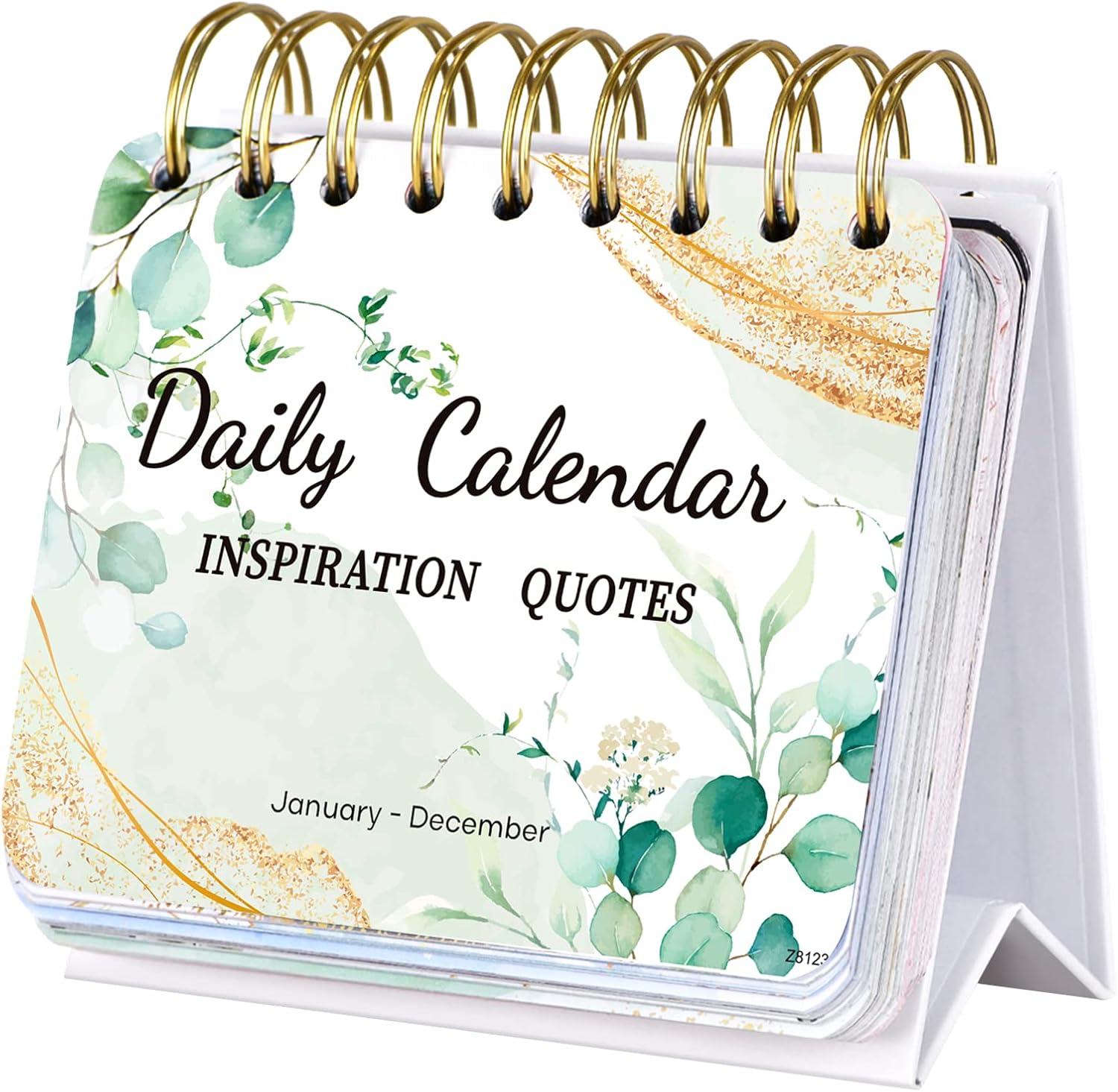 Inspirational Daily Desk Calendar - Stay Positive Every Day