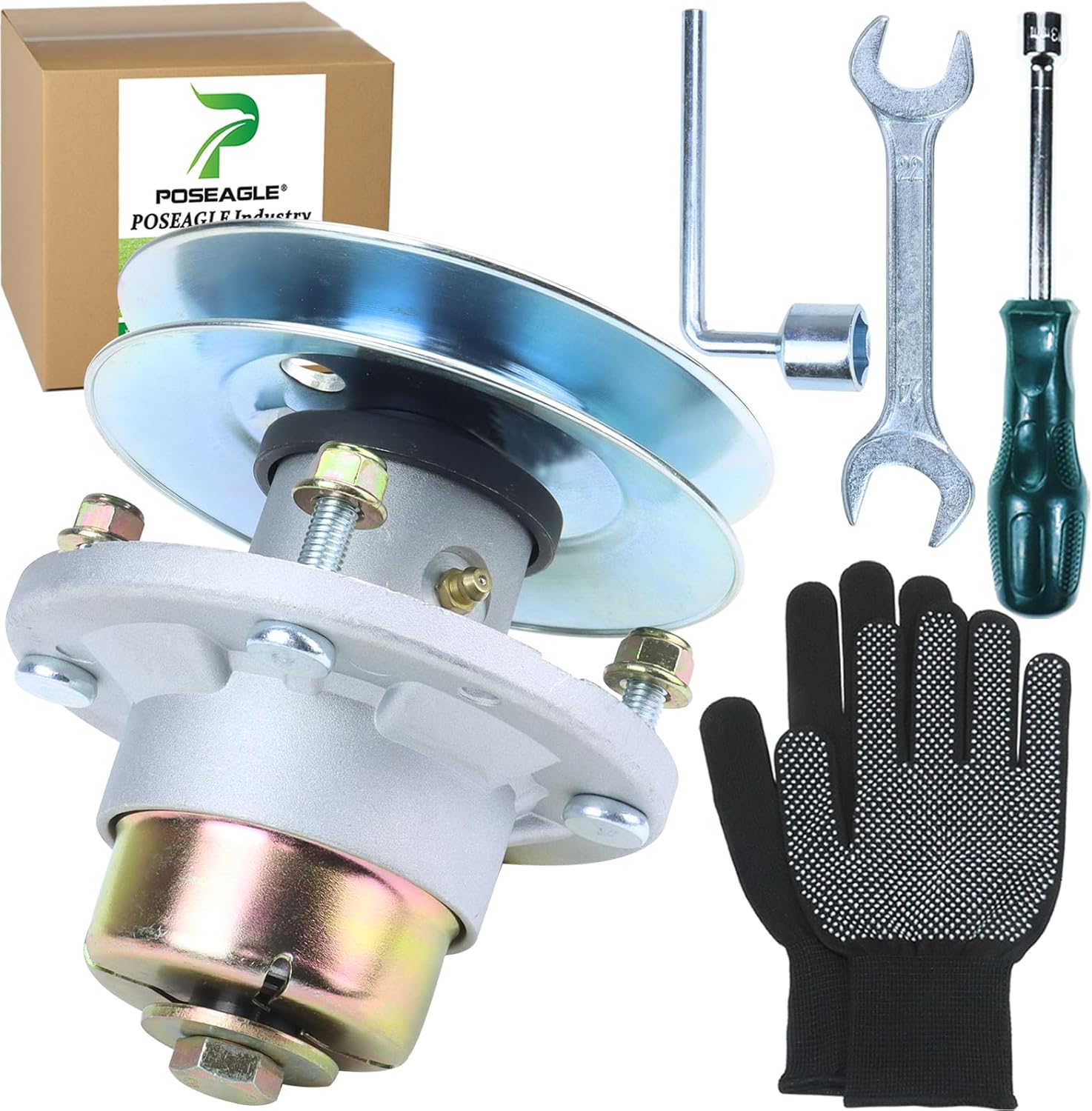 Pre-Greased AM144608 Spindle Assembly for John Deere Mowers