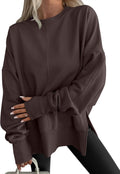 ANRABESS Women Oversized Sweatshirt Thumbhole Hoodie - Cozy Fall Layer