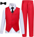 Boys Suits Slim Fit Toddler Tuxedo Suit Set for Teen Boys - Slim