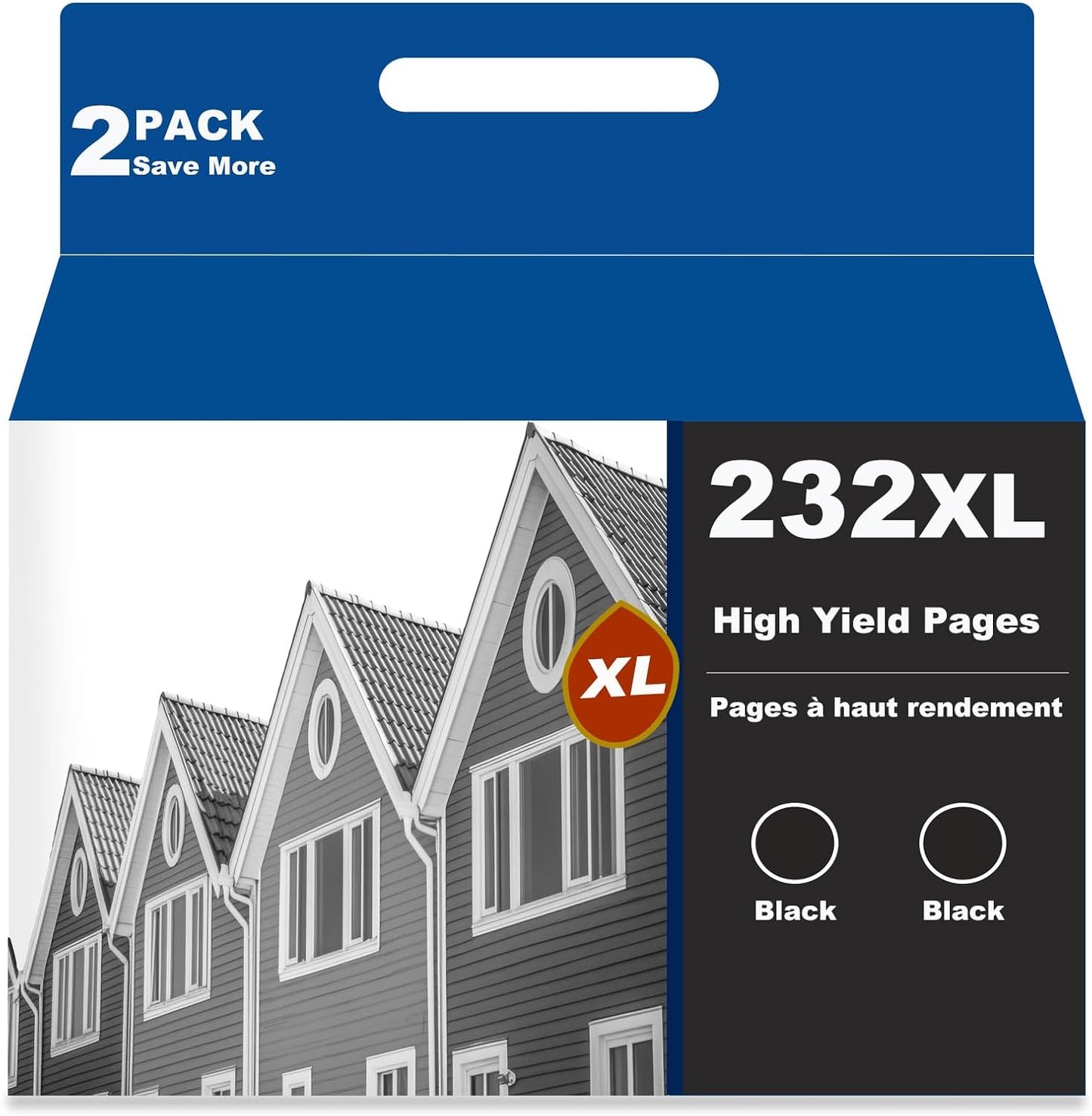 Remanufactured 232XL Ink Cartridge Replacement for High Yield