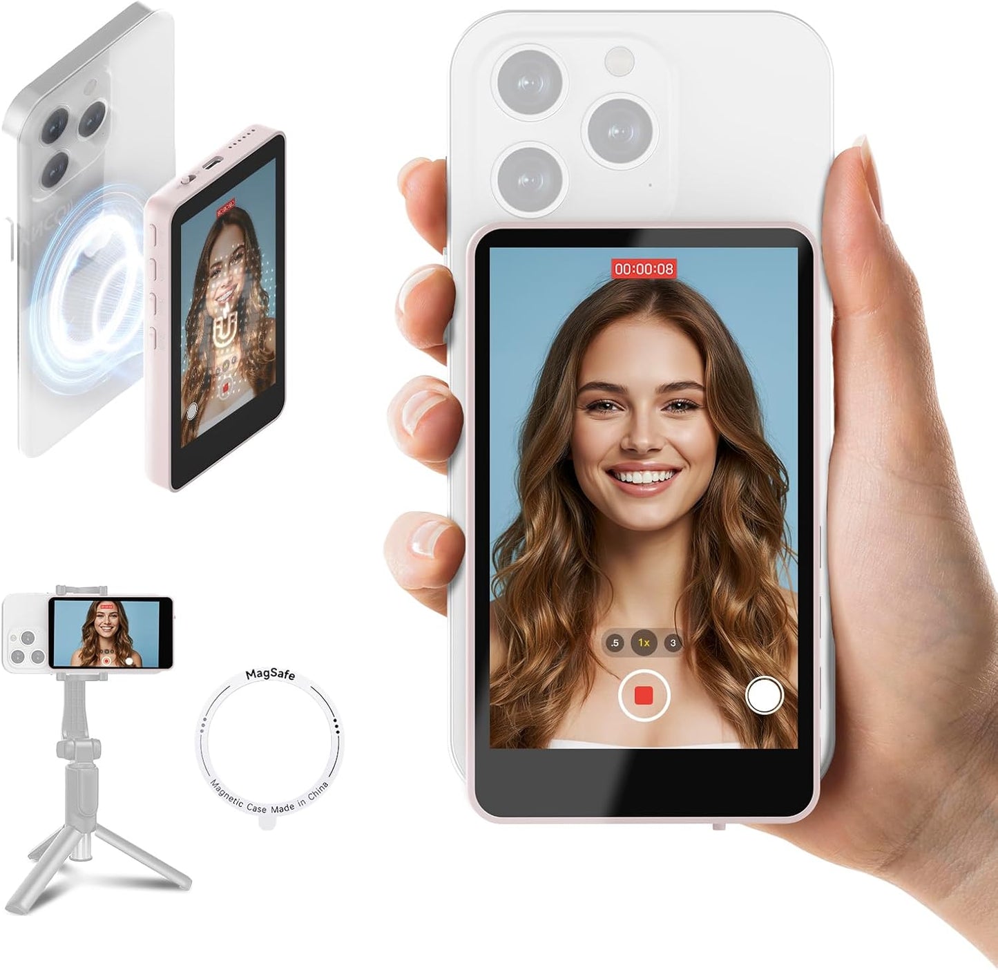 SYNCO XView Magnetic Wireless Phone Monitor for Creators