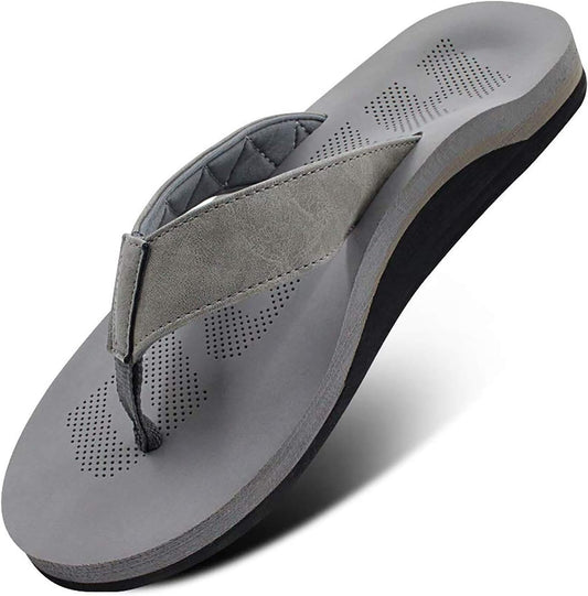 Men Sandals Flip Flop with Orthotic Arch Support for Comfort
