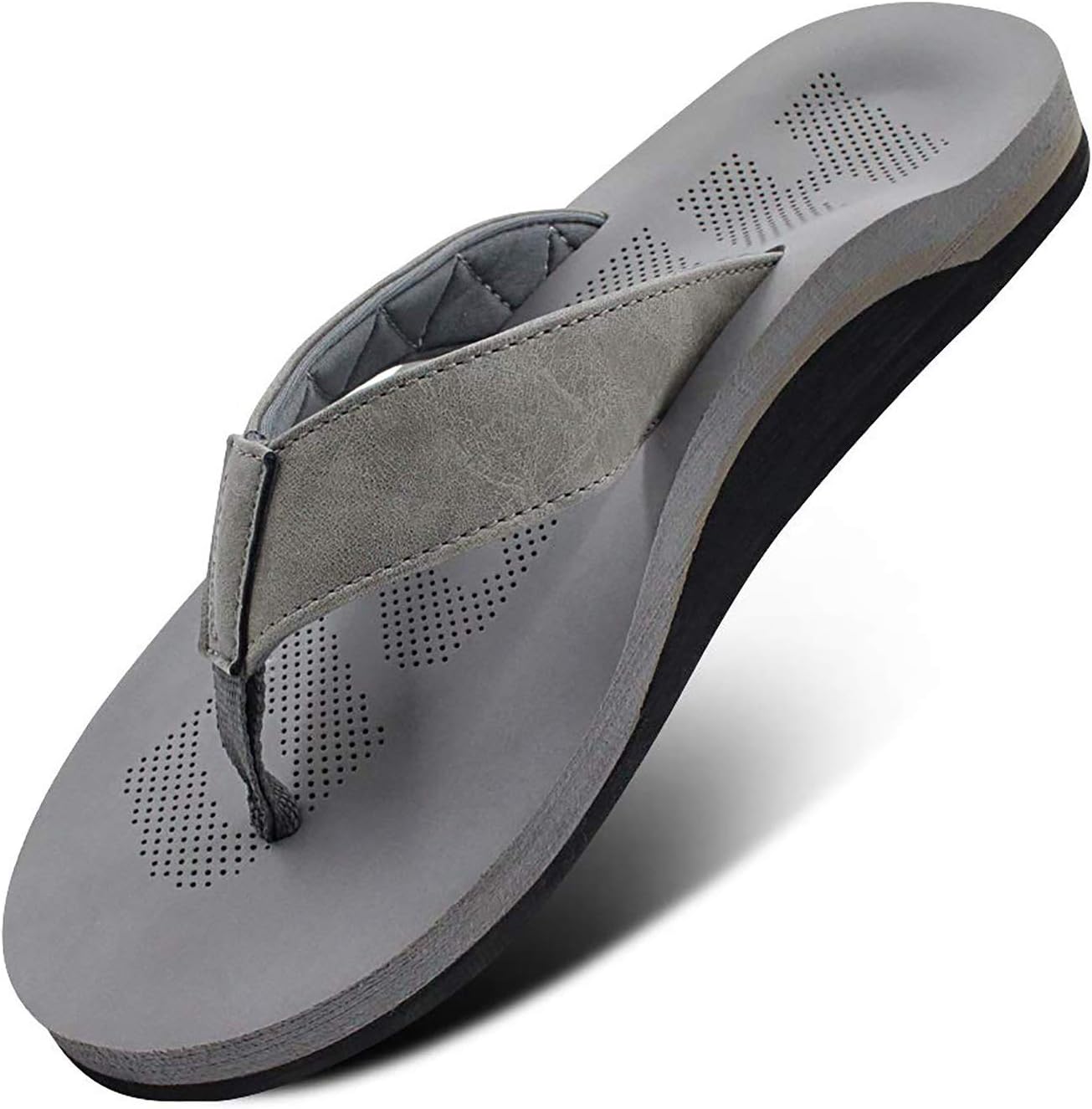 Men Sandals Flip Flop with Orthotic Arch Support for Comfort
