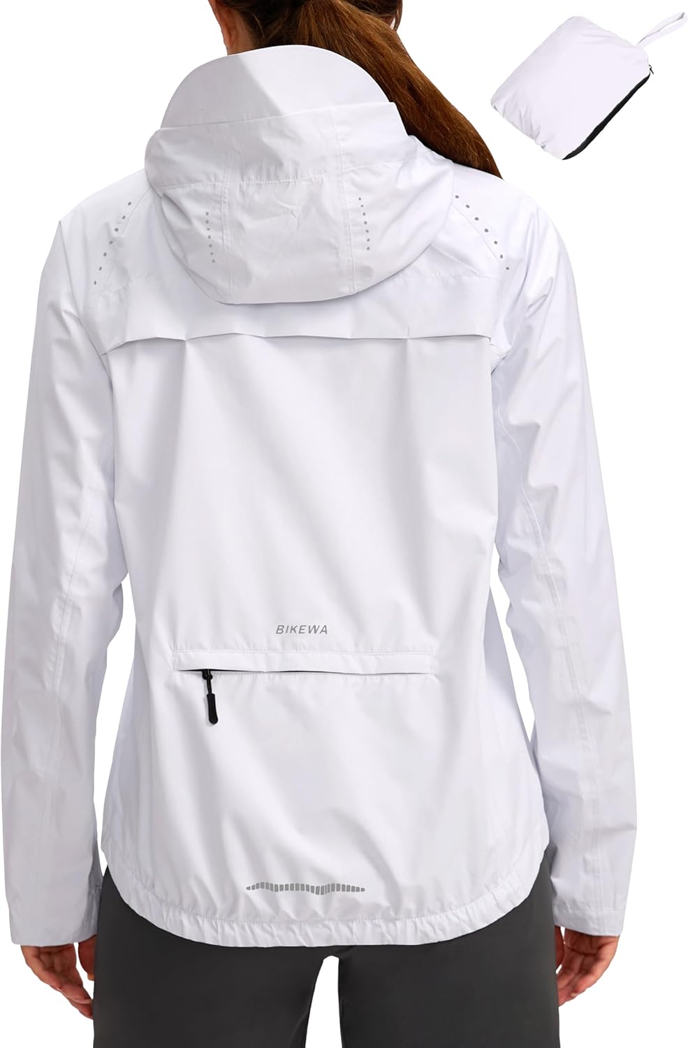 Bikewa Women's Cycling Rain Jackets Lightweight Windbreaker