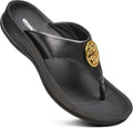 Arch Supportive Strappy Orthotic Flip Flops - Comfortable Travel pain