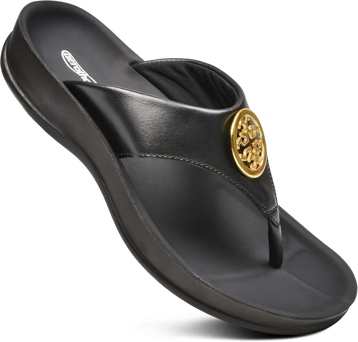 AEROTHOTIC Arch Supportive Flip Flops for Women - Comfort & Style