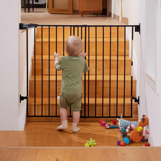 Babelio 34 Extra Tall Auto Close Safety Gate - No Threshold Design for Babies, Pets, and Elders!